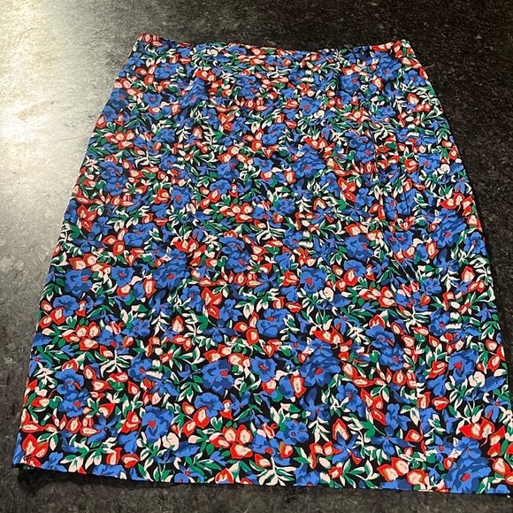 Diane Von Furstenberg Pencil Floral Skirt - Picture 1 of 7